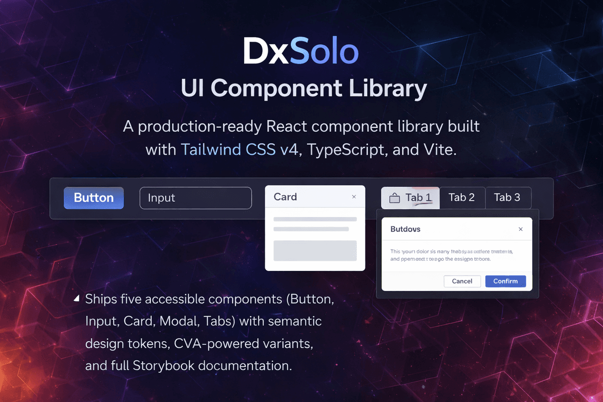 DxSolo UI Component Library