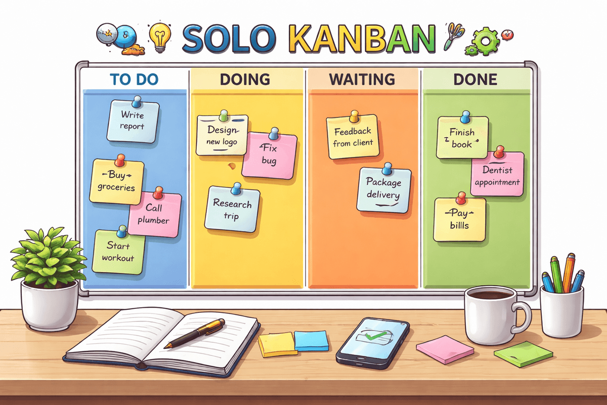 Solo Kanban: A Personal Project Board Built for Focus