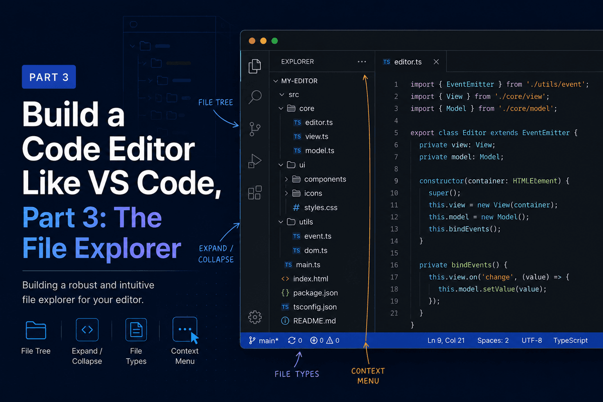 Build a Code Editor Like VS Code, Part 3: The File Explorer