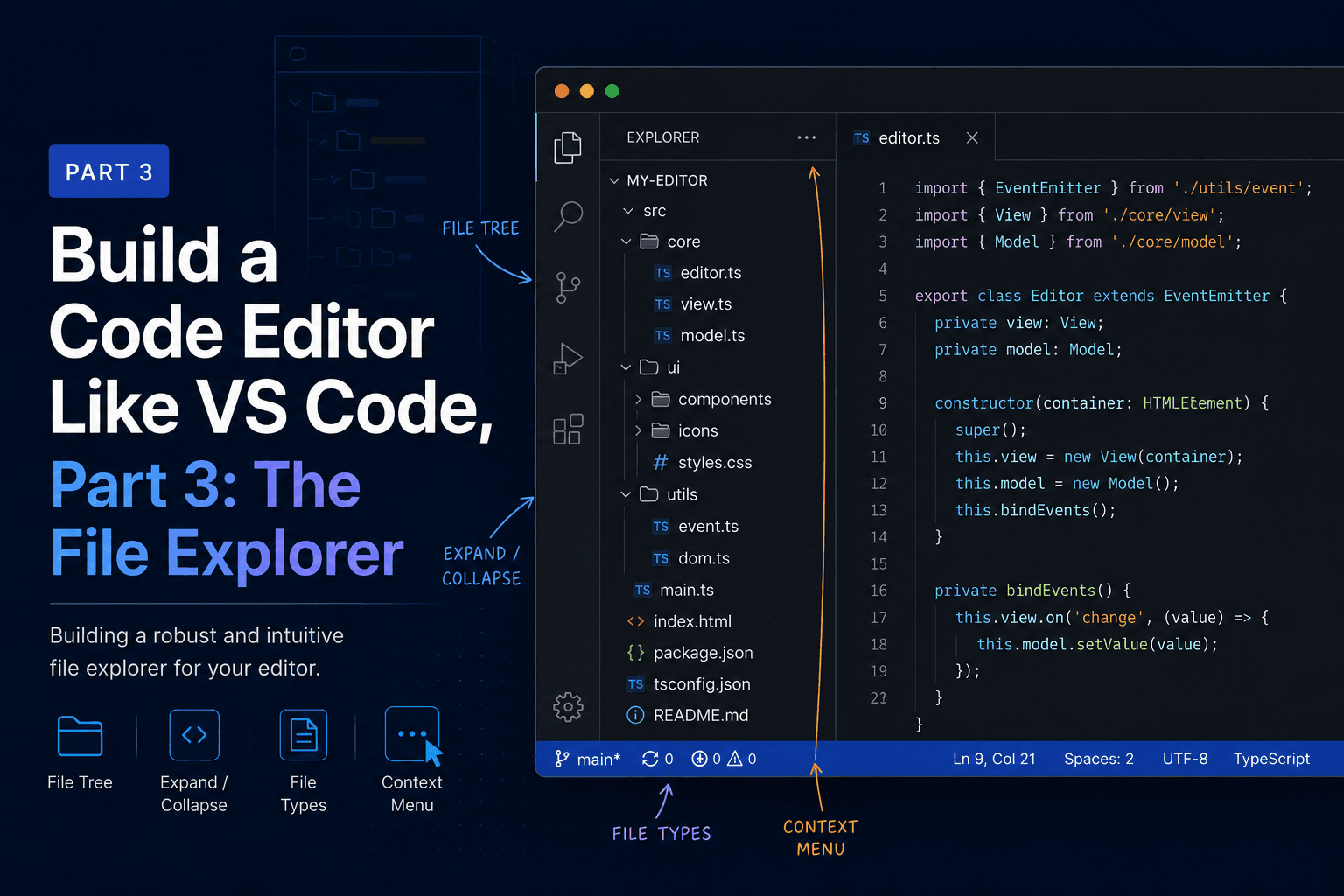 Build a Code Editor Like VS Code, Part 3: The File Explorer